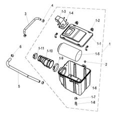 Склоп на филтер за воздух