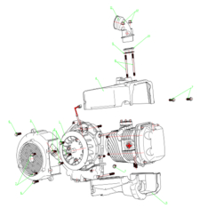 Пластични делови и усисна цев
