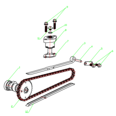 Ланец за распоредување и затегнувач