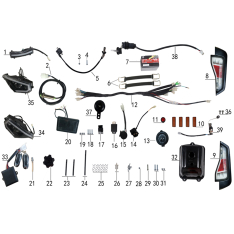 Електрични делови и систем за довод на масло